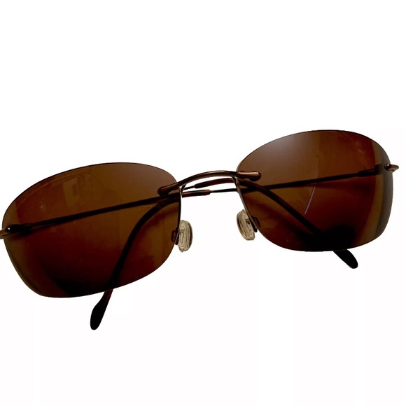 Maui Jim Sport MJ451-23 Gloss Copper / Rose STAINLESS STEEL Sunglasses Japan